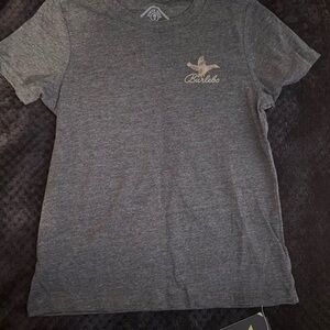 BURLEBO Heather Charcoal Gray Boys Tee